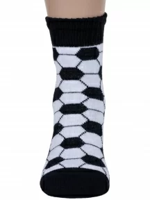Детские носки "Красная ветка", С-545, БЕЛО-ЧЕРНЫЕ