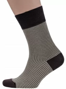 Мужские бамбуковые носки Sergio Di Calze (PINGONS), 17SC5, КОРИЧНЕВЫЕ