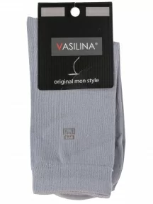 Мужские носки VASILINA, 2С4108, СВЕТЛО-СЕРЫЕ