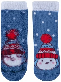 Детские махровые носки "НАШЕ" Смоленской чулочной фабрики, 232С10, рис. 1, ТЕМНО-ДЖИНСОВЫЕ №46-3