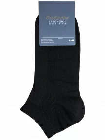 Мужские носки с сеточкой RuSocks (Орудьевский трикотаж), М3-23717, ЧЕРНЫЕ