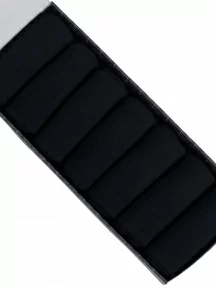 Набор из 7 пар мужских носков Flappers Peppers, 7-1МБ19-0, черные