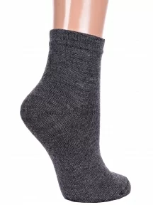 Женские полушерстяные носки LORENZline, В3, ТЕМНО-СЕРЫЕ