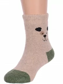 Детские теплые махровые носки Hobby Line, Ндад7622-5, СВЕТЛО-КОРИЧНЕВЫЕ