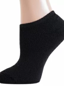 Женские короткие махровые носки ХОХ, GZ-3R9, ЧЕРНЫЕ