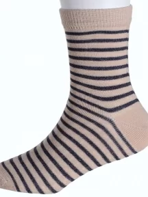 Детские носки LORENZline, Л102, БЕЖЕВЫЕ в полоску