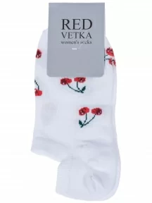 Женские носки "Красная ветка", С-1264, БЕЛЫЕ