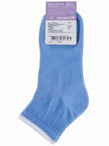 Женские носки Брестские (БЧК), 14С1302, рис. 028, ГОЛУБЫЕ