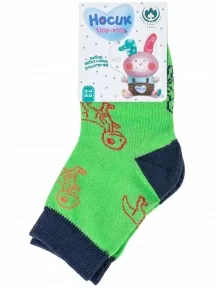 Детские носки "Борисоглебский трикотаж", 8С741, САЛАТОВЫЕ