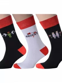 Комплект из 3 пар мужских носков MSCLUB №М18, msk3-М18, микс 13