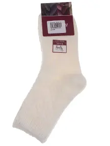 Женские полушерстяные носки RuSocks (Орудьевский трикотаж) БЕЛЫЕ (Ж3-38847)