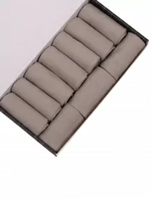 Набор из 10 пар мужских носков "Бизнес" (RuSocks / Орудьевский трикотаж), РуС-10, темно-бежевые