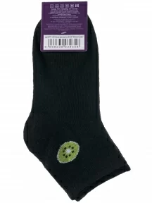Женские носки Hobby Line, 3111-06, ЧЕРНЫЕ "Киви"