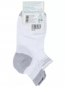 Детские спортивные носки "Борисоглебский трикотаж", 8С1800, БЕЛЫЕ
