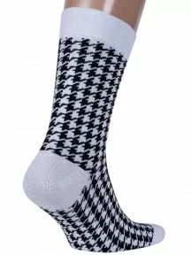 Мужские носки "Нева-Сокс", VO9, БЕЛО-ЧЕРНЫЕ