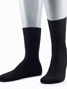 Мужские медицинские носки из 100% бамбука Dr. Feet (PINGONS), 19DF1, ЧЕРНЫЕ