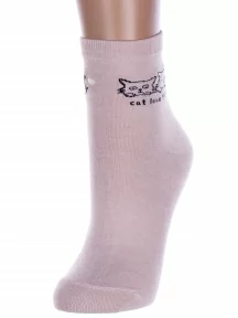 Женские носки Hobby Line, Нжх334-4, ПУДРОВЫЕ