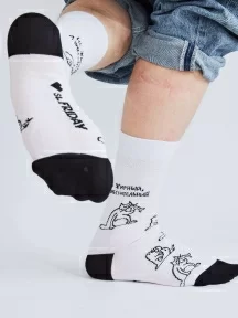 Носки unisex St. Friday Socks, 23222-1165-02-19, "Гений маркетинга"