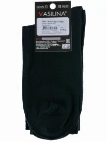 Мужские носки VASILINA, 5С4118, ЧЕРНЫЕ