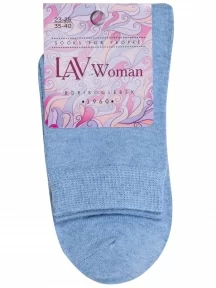 Женские носки "Борисоглебский трикотаж", 6С49, №4 ГОЛУБЫЕ МЕЛАНЖ