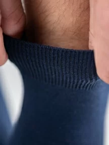 Мужские укороченные носки CAVALLIERE (RuSocks), С-333, ТЕМНО-СИНИЕ