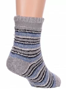 Детские теплые махровые носки Hobby Line, Ндам7630, СЕРЫЕ