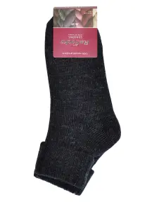 Женские шерстяные носки RuSocks (Орудьевский трикотаж) ЧЕРНЫЕ (Ж-195)