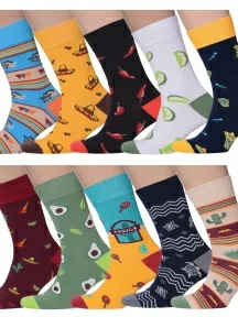 Набор из 10 пар мужских носков MSCLUB №М24, ВИ10-НМ24, микс "МЕКСИКА"