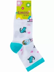 Детские носки LORENZline, Л98, БИРЮЗОВЫЕ