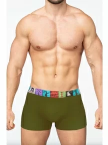 Мужские трусы-боксеры из вискозы Tuosite, TS8023-5, ЗЕЛЕНЫЕ