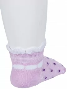 Детские короткие носки "Борисоглебский трикотаж", 8СД3001, СИРЕНЕВЫЕ