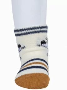 Комплект из 3 пар детских носков Гамма, 3-С1567, КРЕМОВЫЕ