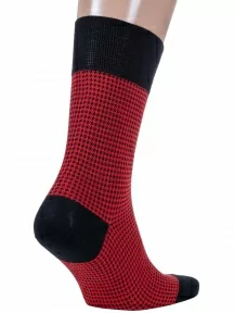 Мужские бамбуковые носки Sergio Di Calze (PINGONS), 17SC5, КРАСНЫЕ