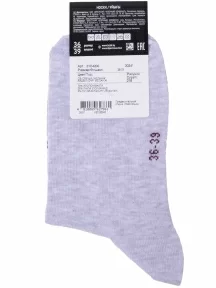 Носки унисекс Брестские (БЧК), 21С4200, рис. 218 СВЕТЛО-СЕРЫЕ МЕЛАНЖ