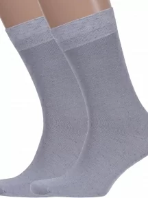 Комплект из 2 пар мужских носков ХОХ, 2-X-1107, СЕРЫЕ