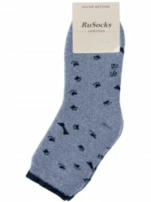 Детские махровые носки RuSocks (Орудьевский трикотаж), Д3-33039, рис. 05, СЕРЫЕ