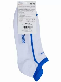 Мужские спортивные носки с махровыми пяткой и мыском ХОХ, SPM-10, БЕЛЫЕ