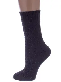 Женские полушерстяные носки RuSocks (Орудьевский трикотаж) ТЕМНО-СЕРЫЕ (Ж3-38847)