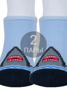 Комплект из 2 пар детских ультракоротких носков