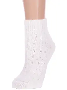 Женские полушерстяные носки RuSocks (Орудьевский трикотаж) БЕЛЫЕ (Ж-23801)