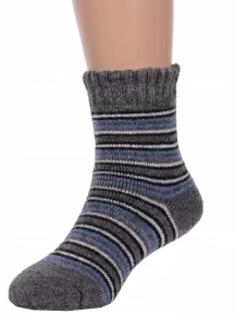 Детские теплые махровые носки Hobby Line, Ндам7630, ТЕМНО-СЕРЫЕ