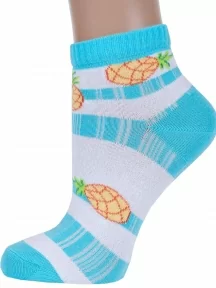 Женские носки Брестские (БЧК), 16С1103, рис. 091, ЛАЗУРНЫЕ