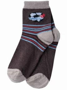 Детские носки "НАШЕ" Смоленской чулочной фабрики, 222С6, рис. 3, КОРИЧНЕВЫЕ №20