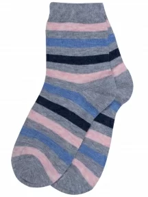 Комплект из 5 пар детских носков RuSocks (Орудьевский трикотаж), 5-Д3-13160, рис. 04, СВЕТЛО-СЕРЫЕ