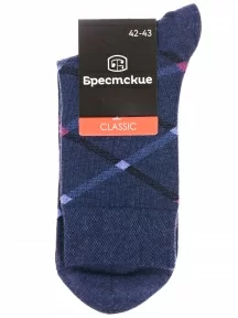 Мужские носки Брестские (БЧК), 15с2125, рис. 507, ТЕМНО-СИНИЕ МЕЛАНЖ