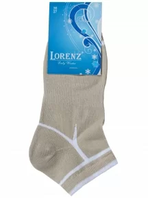 Женские носки с махровым следом LORENZline, С24М, БЕЖЕВЫЕ