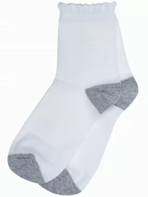 Детские носки "Борисоглебский трикотаж", 8С984, №1 БЕЛО-СЕРЫЕ