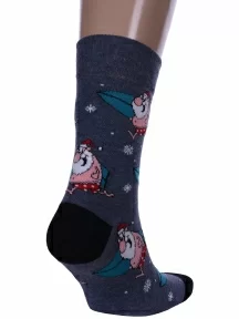 Мужские носки Брестские (БЧК), 20С2146, рис. 537 ТЕМНО-СЕРЫЕ МЕЛАНЖ