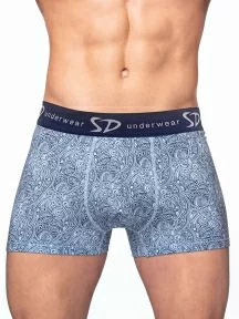 Мужские трусы-боксеры SD (by Salvador Dali), SD2055-1, ГОЛУБЫЕ