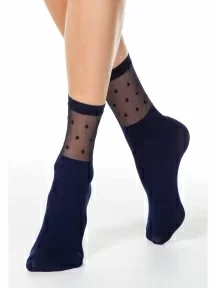 Женские носки Conte, 19С-29СП, MARINO, темно-синие
